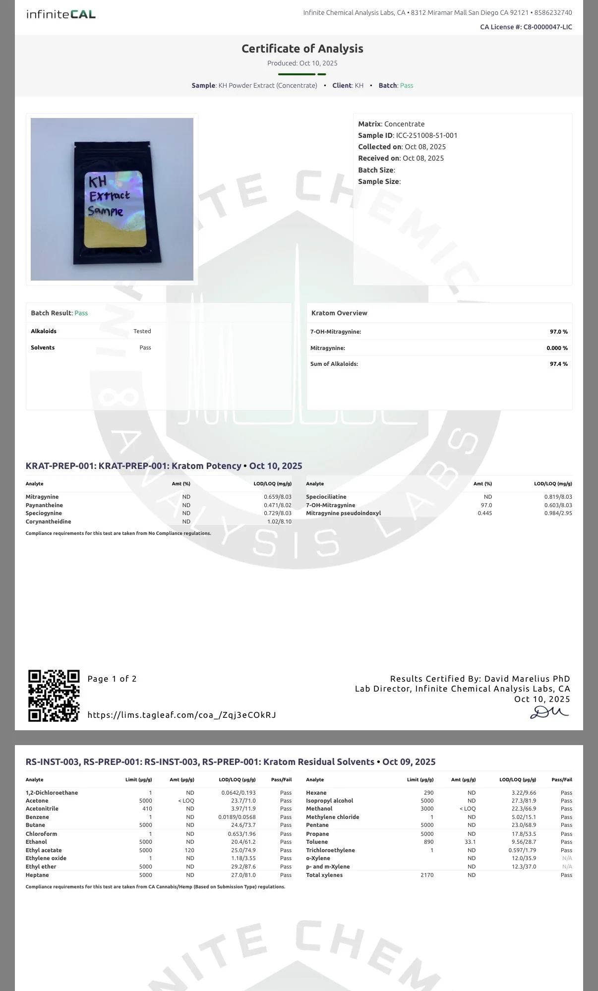 Extract Powder (97.0%) Thai Manufacturer - Image 4
